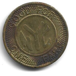 New York City Transit Token (b861-15)